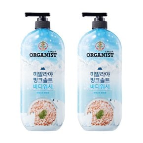 히말라야 핑크솔트 바디워시 900ml 쿨링x2개