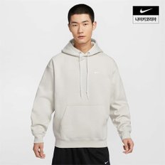 나이키 맨즈 나이키 솔로 스우시 플리스 풀오버 후디 NIKE DX1356-072