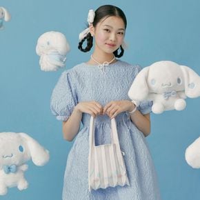 Lucky Pleats Knit S Cinnamoroll Cream White