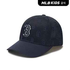 MLB키즈 (공식)24SS 클래식 모노그램 전판 자수 올매쉬 볼캡 7ACPM0243-43NYD