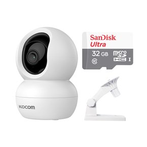 KTC-Z30 홈캠+32GB+벽부형 거치대 300만화소 국산서버 펫캠 세트