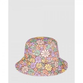 4162467 Roxy Jasmine Paradise Bucket Hat For Women - ROOT BEER ALL ABOUT SOL MINI