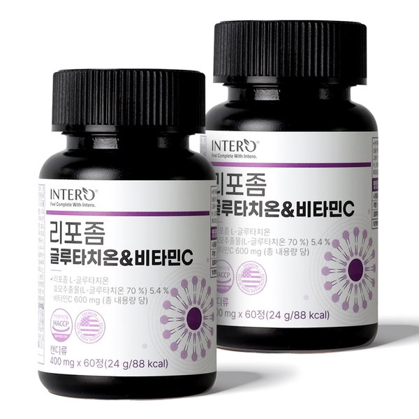 리포좀 글루타치온 비타민C 60정x2개
