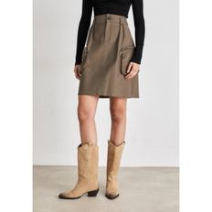 4406181 DKNY A-line skirt - mud