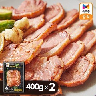 목우촌 오메가3 오리훈제 슬라이스 400g x2팩