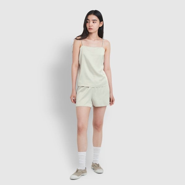 여 새틴 스트레치 슬립 상의 J4254010180AW