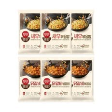 CJ제일제당 [T] 햇반새우볶음밥420g x3+닭갈비볶음밥 440gx3
