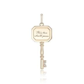 PASSION KEY 비쥬참 14K Gold 펜던트 LPF21007D