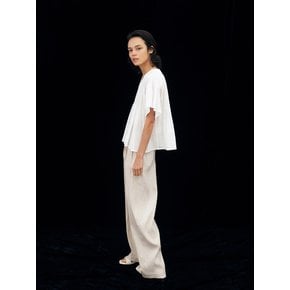 TFR V-NECK PIN-TUCK BLOUSE_2COLORS