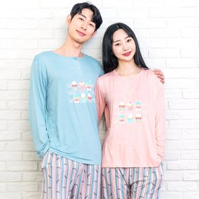 소프트팝 스윗디저트 커플 상하잠옷/홈웨어/실내복/남성/여성/파자마 커플잠옷 봄신상 홈웨어