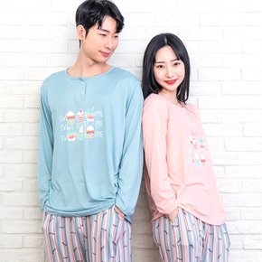 소프트팝 스윗디저트 커플 상하잠옷/홈웨어/실내복/남성/여성/파자마 커플잠옷 봄신상 홈웨어