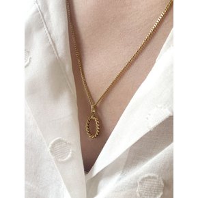 simple rope necklace-M