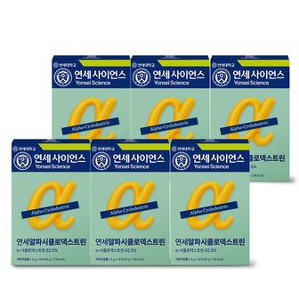 신세계라이브쇼핑 [G]연세 알파시클로덱스트린 4g X 14포  X 6박스
