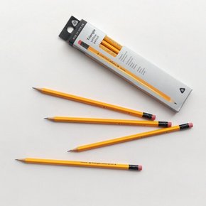 삼각 지우개 연필 B심 10본 세트