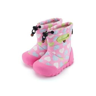 보그스 방한부츠 비목스노우 - 하트체크핑크
