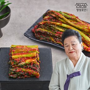 명인 강순의 국내산 갓김치 1kg 뜨레찬