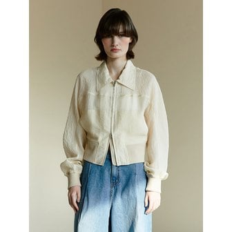 모한 RTS SHEER COLLAR BOMBER_2COLORS