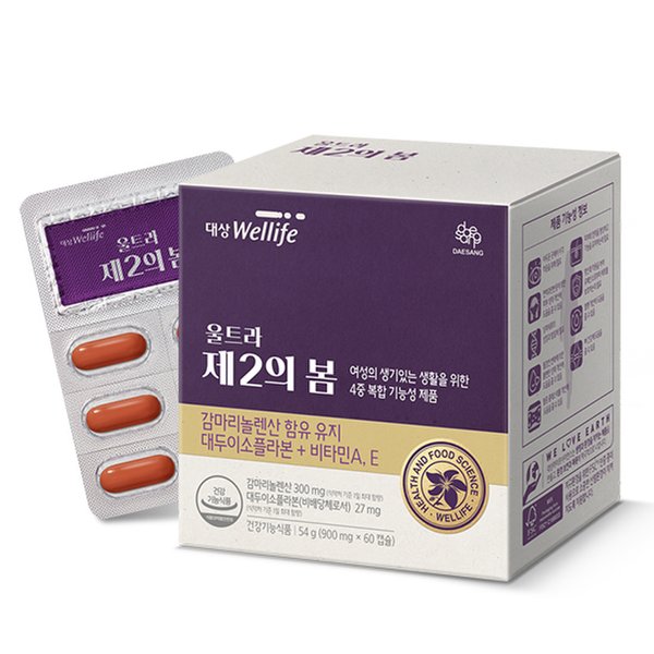 [택배배송] 대상웰라이프 제 2의 봄 (감마리놀렌산+대두이소플라본+비타민A,E)