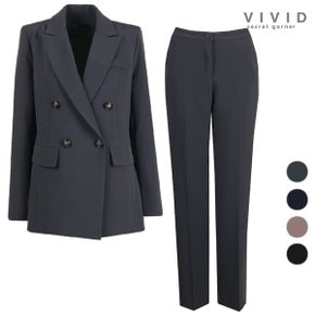 VIVID SET 여성 보보스판 자켓+팬츠 정장세트_P332989020