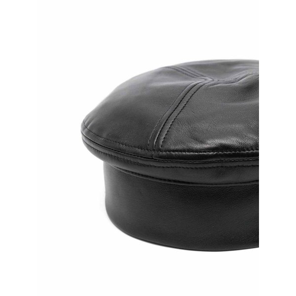 엠포리오 아르마니 여성 모자 caps 레더 Basque EW003149AF20028UC001 블랙 /