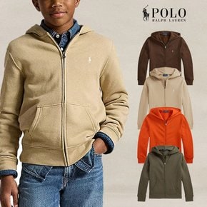 Polo Ralph Lauren 보이즈 아동 면 집업 후드티