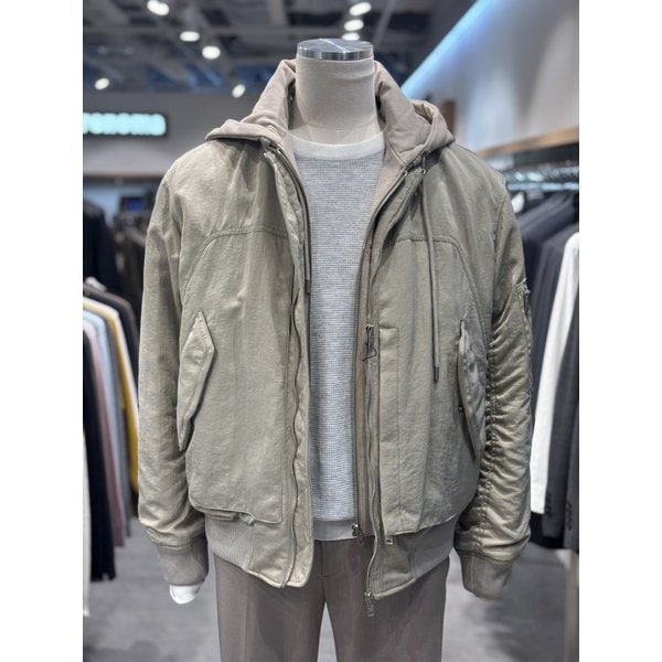 [파주점] 남성  S/S 베이지 나일론 후드 점퍼 RPEMBU02A