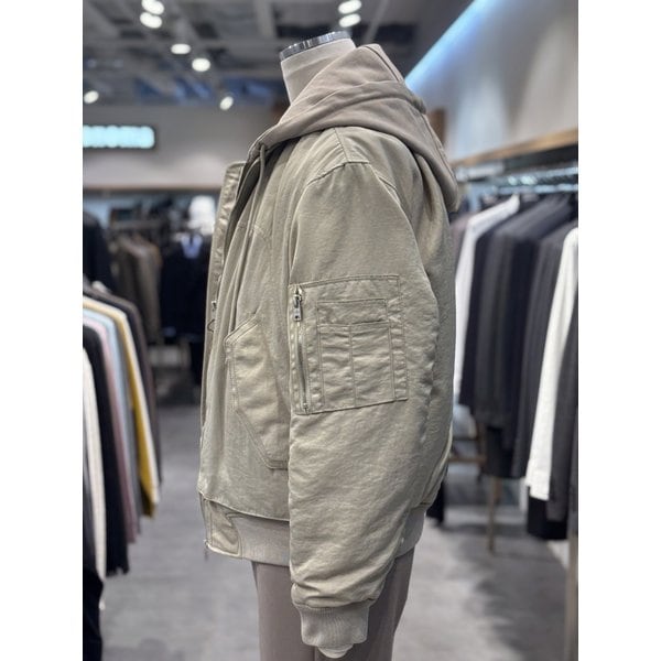 [파주점] 남성  S/S 베이지 나일론 후드 점퍼 RPEMBU02A
