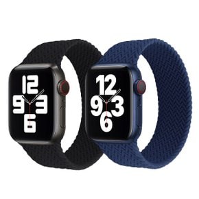 애플워치 짜임패턴 실리콘 솔로 밴드 스트랩 Apple Watch 8 울트라 7 SE 6 5 4