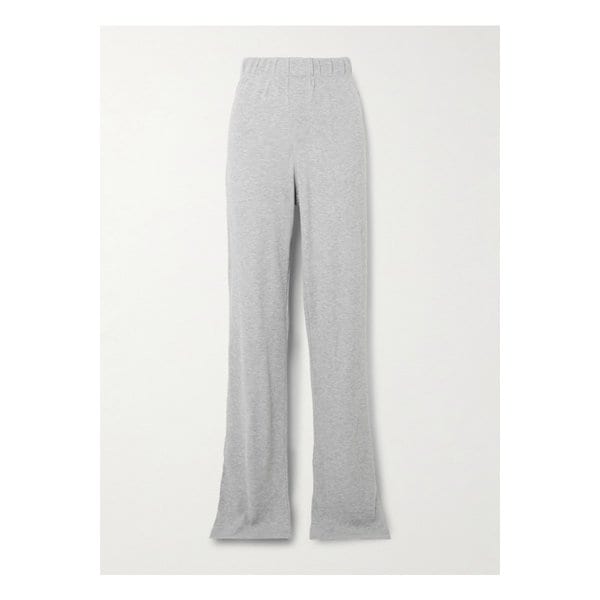 에턴 와플 니트 저지 트랙 팬츠 라이트 그레이 1647597346599154