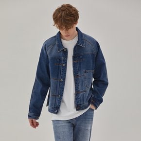 DENIM RAGLAN SLEEVE JACKET INDIGO