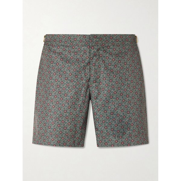 불독 페톨라 스트레이트 레그 미드 렝스 프린트 스윔 쇼츠 46376663163008219