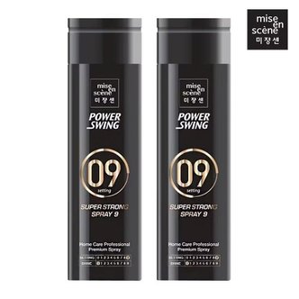 미쟝센 파워스윙 슈퍼스트롱 스프레이9 200ml*2입