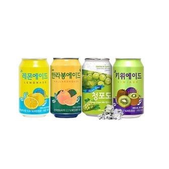 일화 1+1 일화 레몬에이드 외 350ml*48캔 에이드 모음 (레몬 청포도 키위 ...