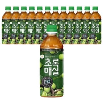  웅진식품 초록매실 제로 500ml 12개