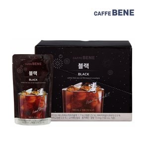 블랙(무설탕) 190ml x 20팩 파우치음료