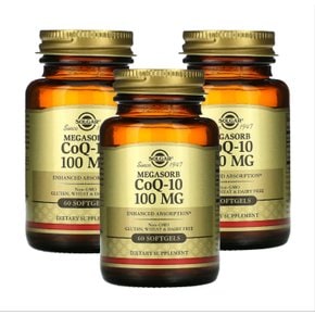 코엔자임 큐텐 CoQ -10 코큐텐 100mg 60소프트젤 3통