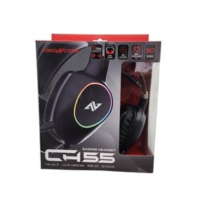 앱코 ABKONCORE CH55 가상 7.1 채널 RGB ENC 진동 게이밍 헤드셋 /EC