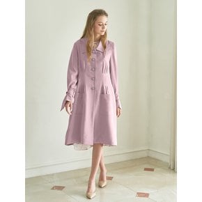 LILAC TENCEL LONG JACKET