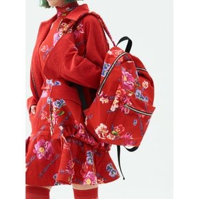 Floral Printed Backpack