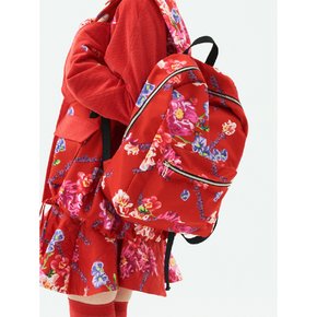 Floral Printed Backpack