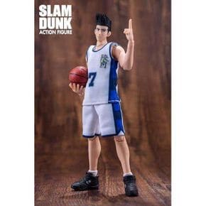 일본 슬램덩크 피규어 SLAM DUNK 슬램 덩크 해외 한정  농구 센도 아키라 화이트 가동 1388635