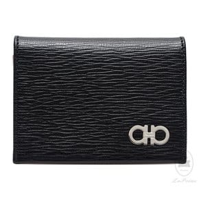 [FERRAGAMO] 페라가모 바이폴드 남성 카드 케이스 66-A062 NERO 685948