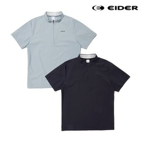 등산 냉감반팔티 벨리 남성 집업 티셔츠 DMM23204 (정가 109000)