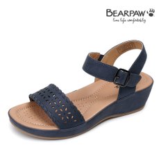 베어파우(BEARPAW)LAURIE 여성 키높이 쿠션샌들 K2265015QB-W