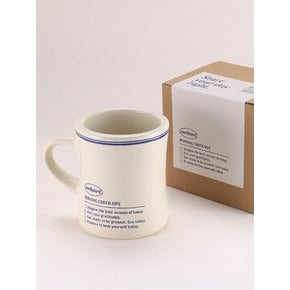 [각인/단품] Morning Mug 350ml 다이너 각인 머그컵 단품