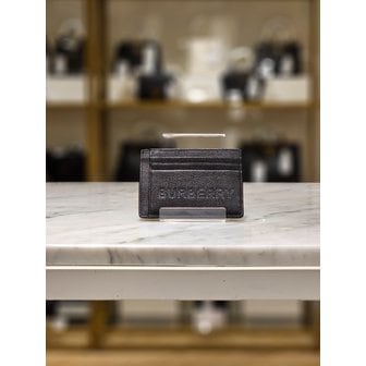 버버리 [시흥점] 남성 체이스 음각로고 레더 머니클립 카드지갑 8052878
