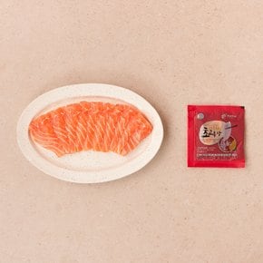 [냉장][노르웨이] 숙성 연어회 (150g)
