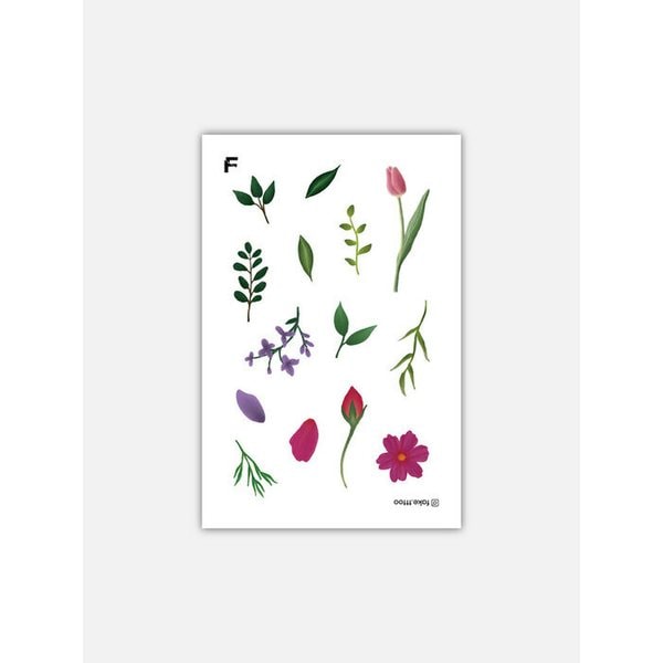 Flower garden 타투 스티커