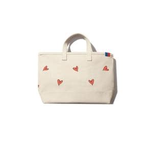 THE ALL OVER HEART MEDIUM TOTE - CANVAS