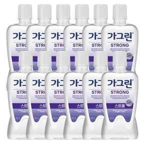 가그린 스트롱 750ml 12개(한박스)